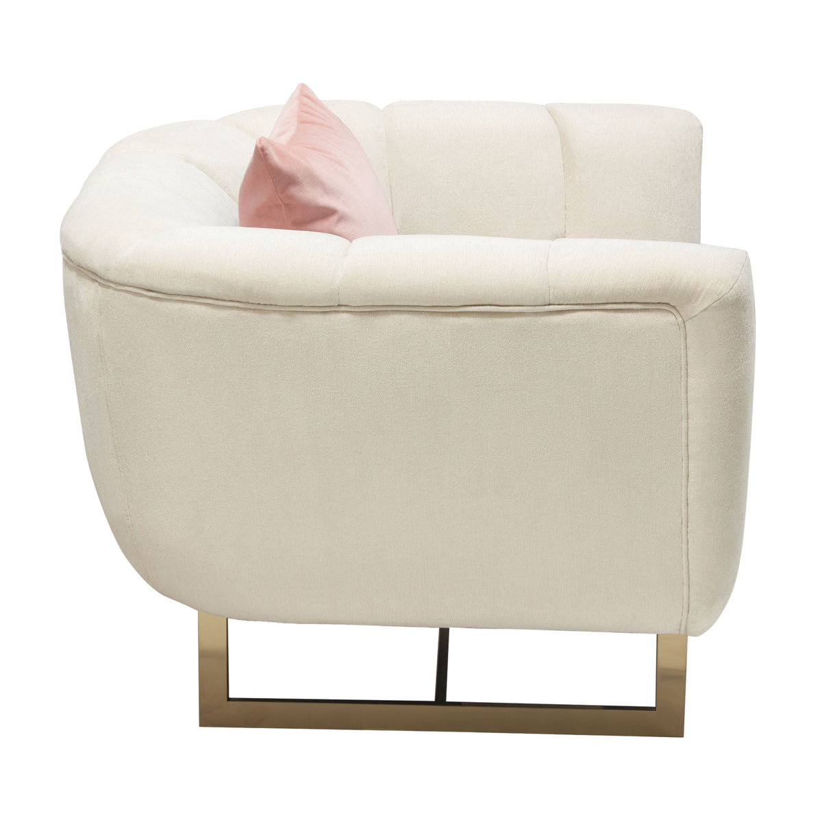 Venus Cream Fabric Chair by Diamond Sofa at Eve Furniture
