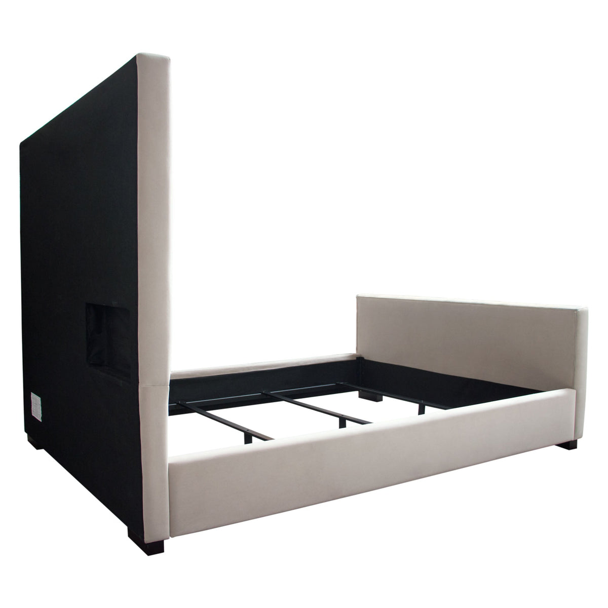Venus Light Grey Eastern King Bed by Diamond Sofa at Eve Furniture