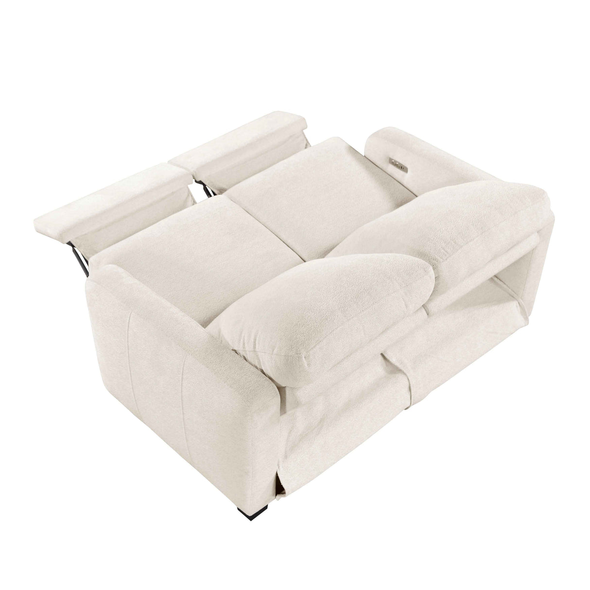 Vera Beige 3-Piece Power Reclining Living Room Set by Homelegance at Eve Furniture