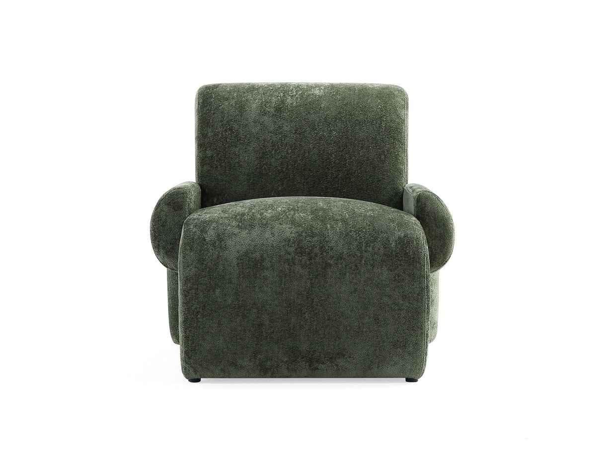 Verandah Accent Chair in Olive Green by Manhattan Comfort at Eve Furniture
