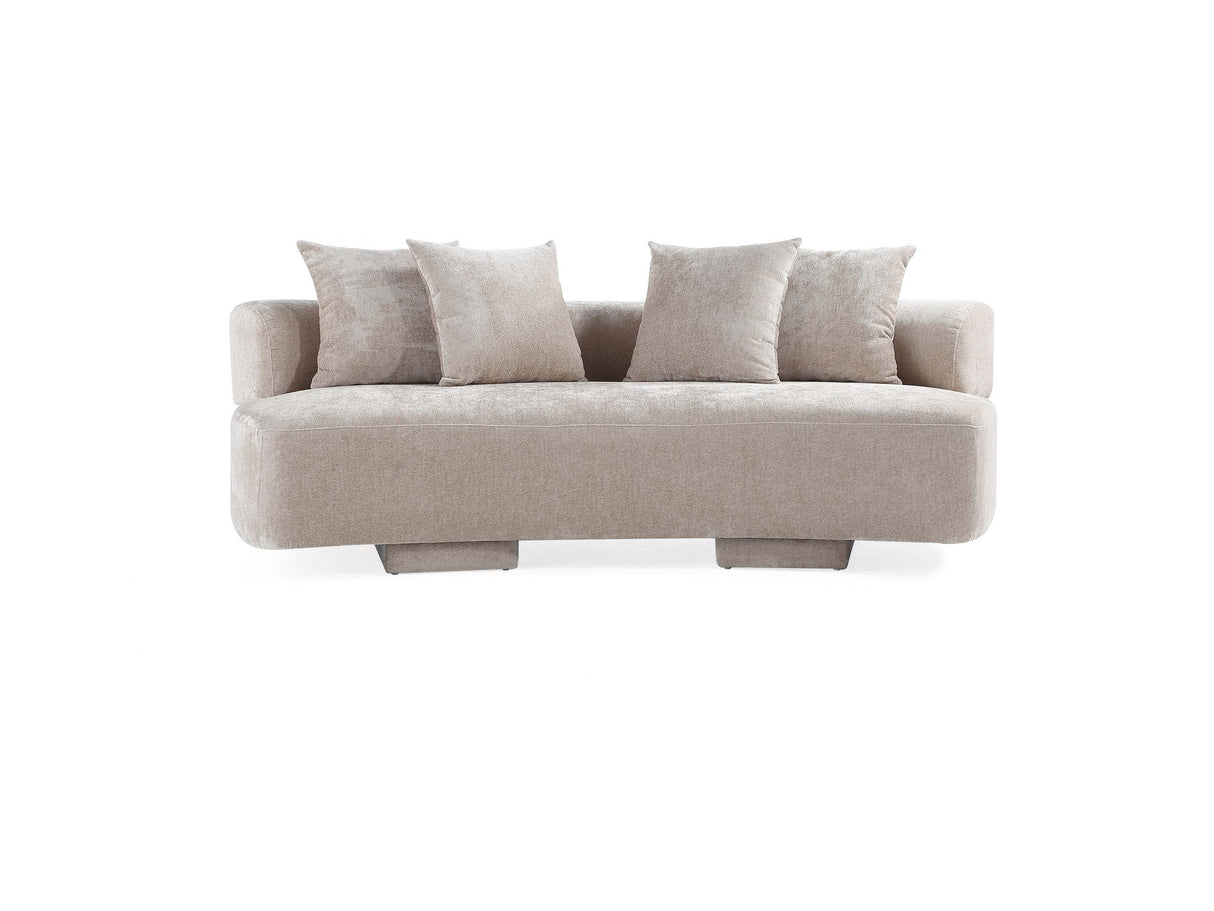 Verandah Sofa in Beige by Manhattan Comfort at Eve Furniture