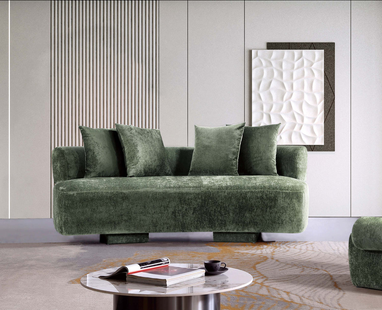 Verandah Sofa in Olive Green by Manhattan Comfort at Eve Furniture