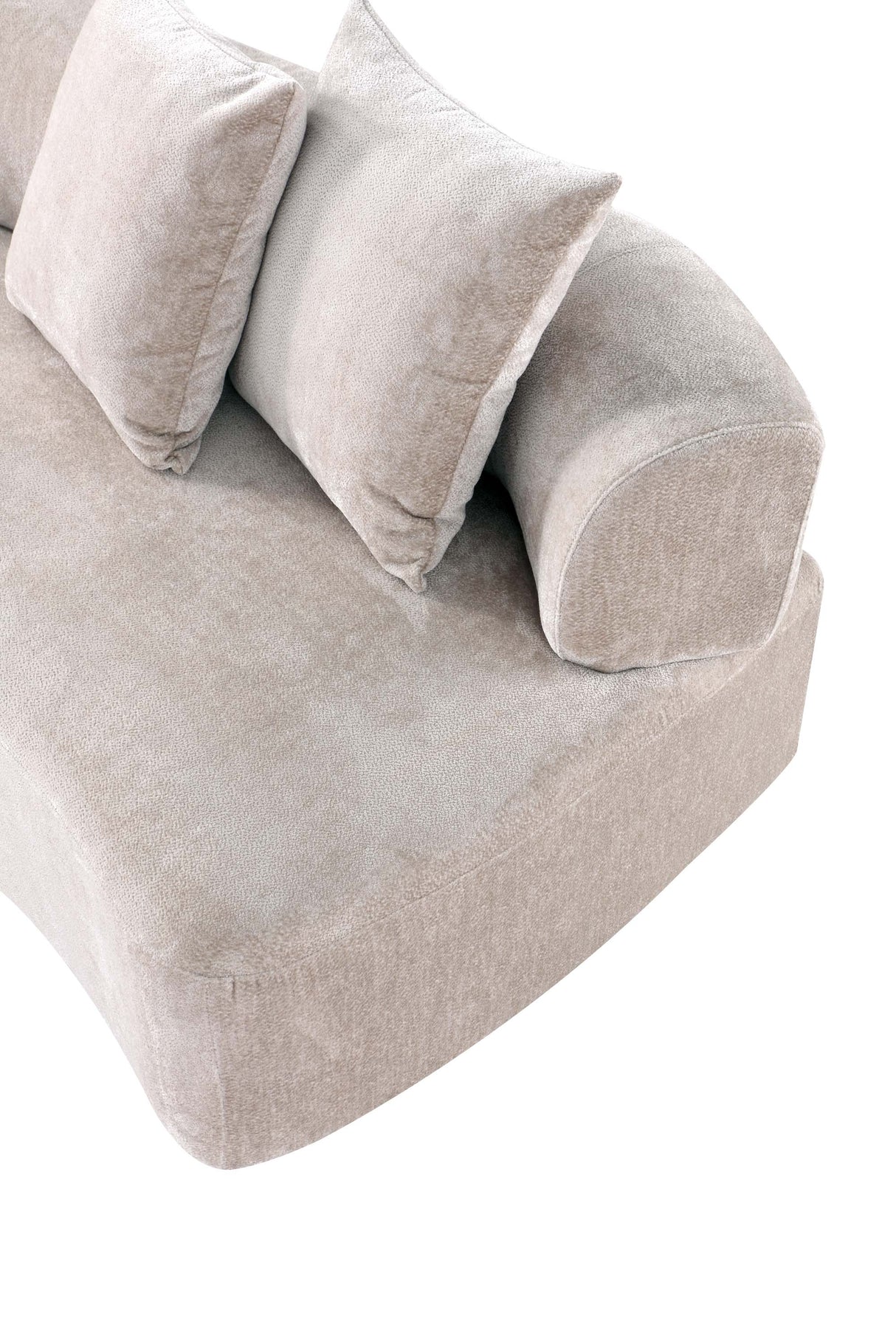 Verandah XL Sofa in Beige by Manhattan Comfort at Eve Furniture
