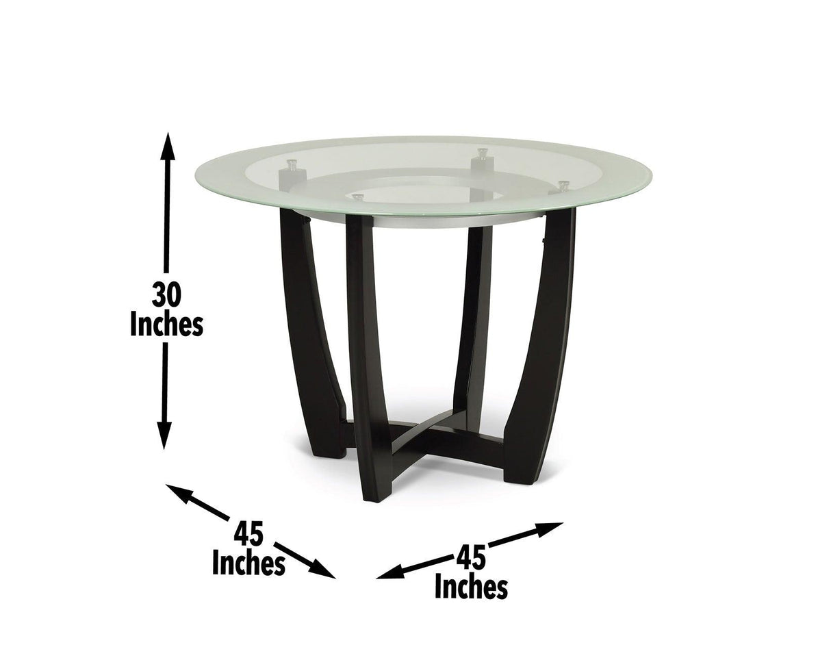 Verano 45 inch Glass Top Table by Steve Silver at Eve Furniture