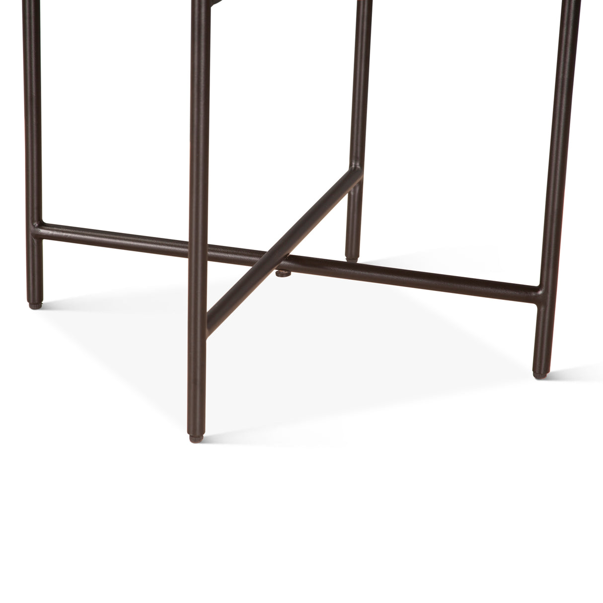 Verbania 29" Nesting Tray Tables in Matte Black by Home Trends & Design at Eve Furniture