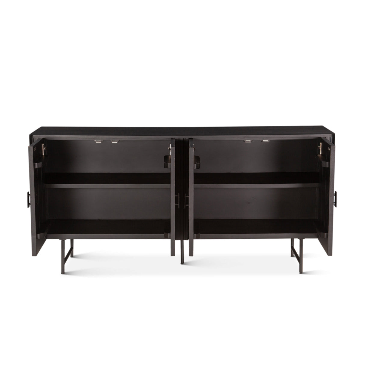 Verbania 67" Sideboard in Matte Black by Home Trends & Design at Eve Furniture