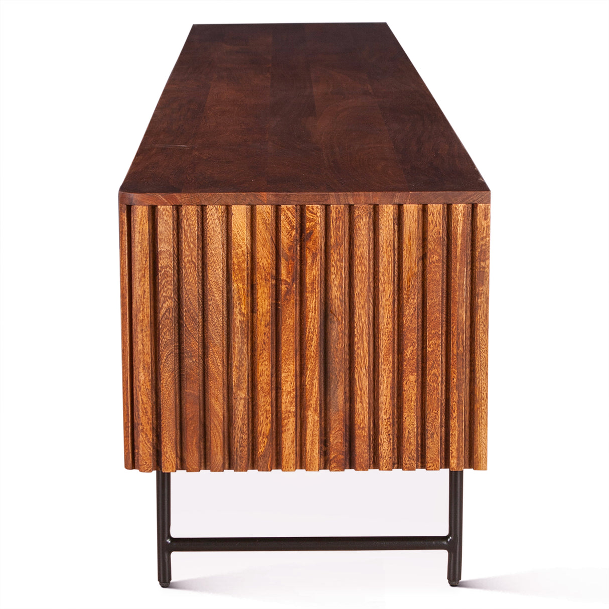 Verbania 98" Media Cabinet in Pecan Brown by Home Trends & Design at Eve Furniture