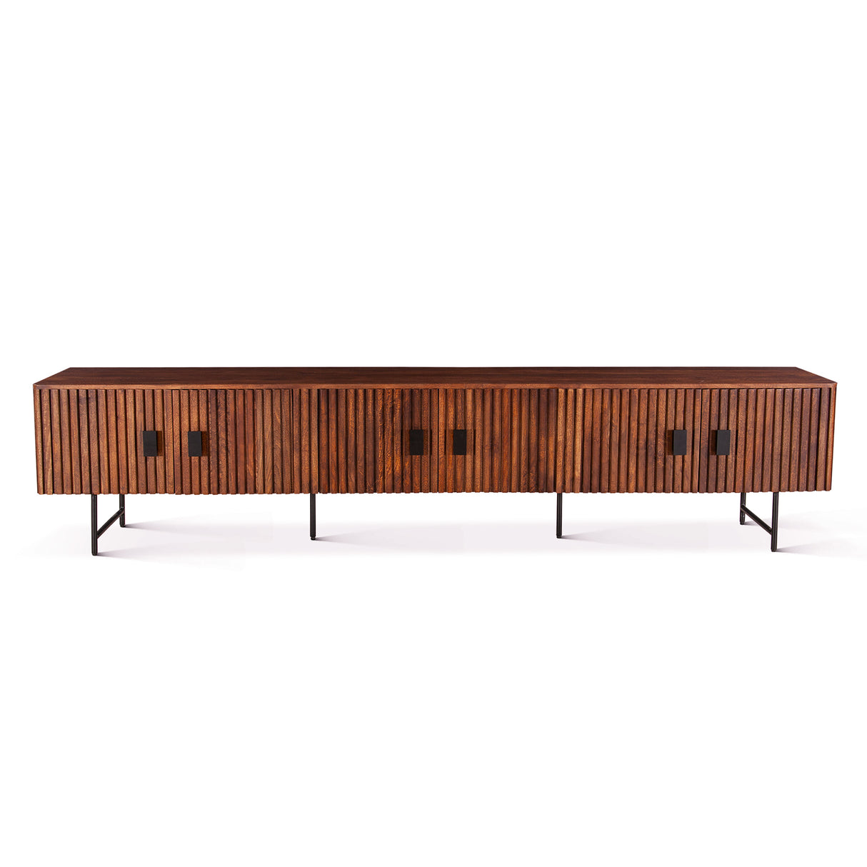 Verbania 98" Media Cabinet in Pecan Brown by Home Trends & Design at Eve Furniture