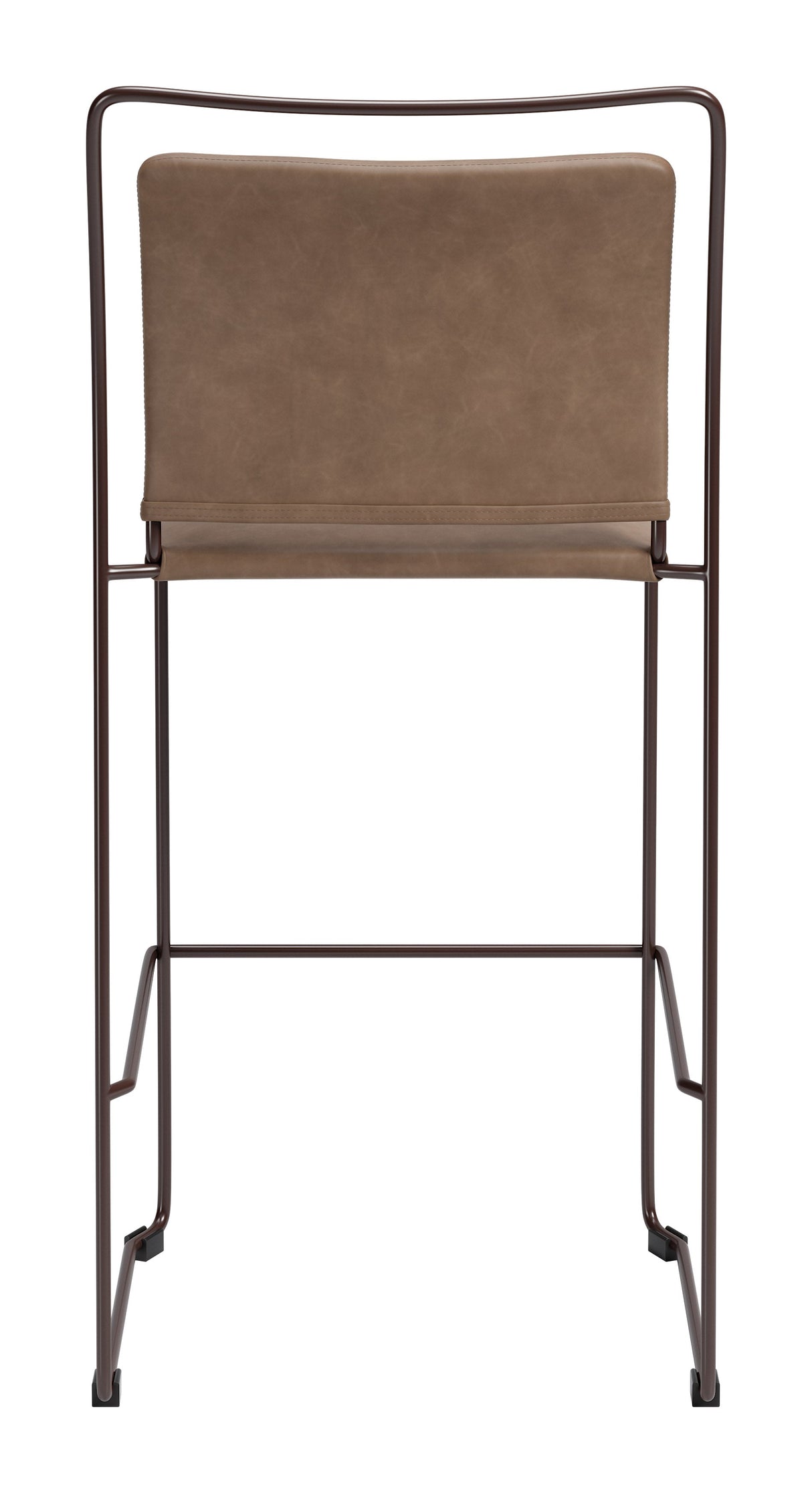Verbena Brown Barstool (Set of 2) by Zuomod at Eve Furniture