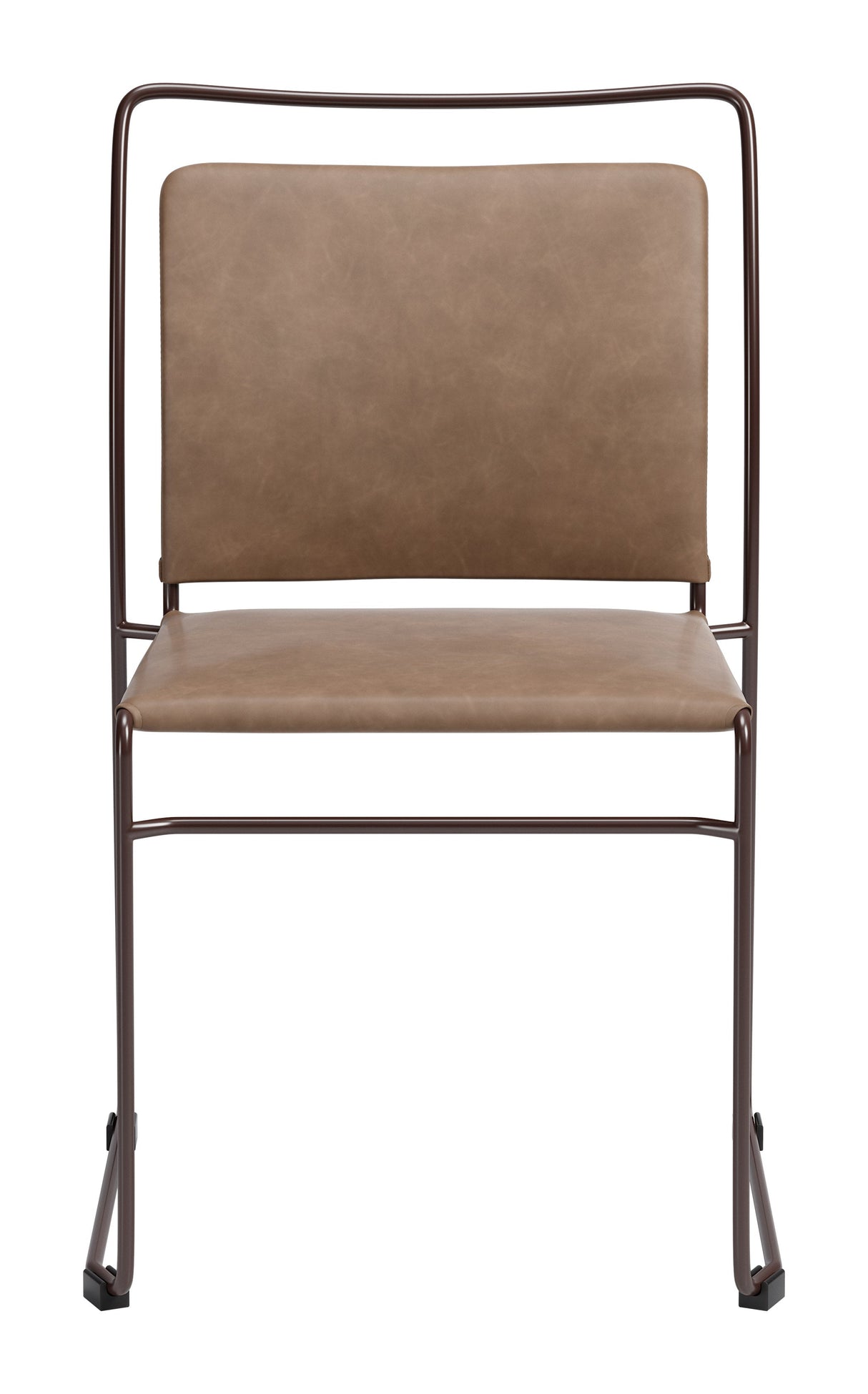 Verbena Brown Dining Chair (Set of 2) by Zuomod at Eve Furniture