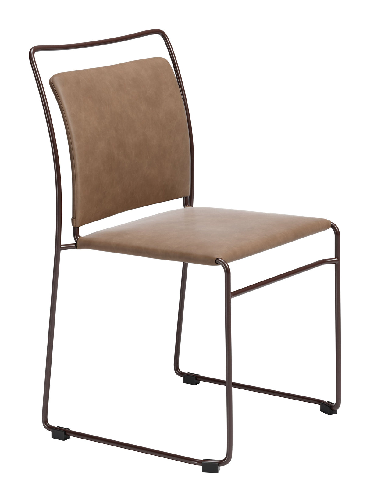 Verbena Brown Dining Chair (Set of 2) by Zuomod at Eve Furniture