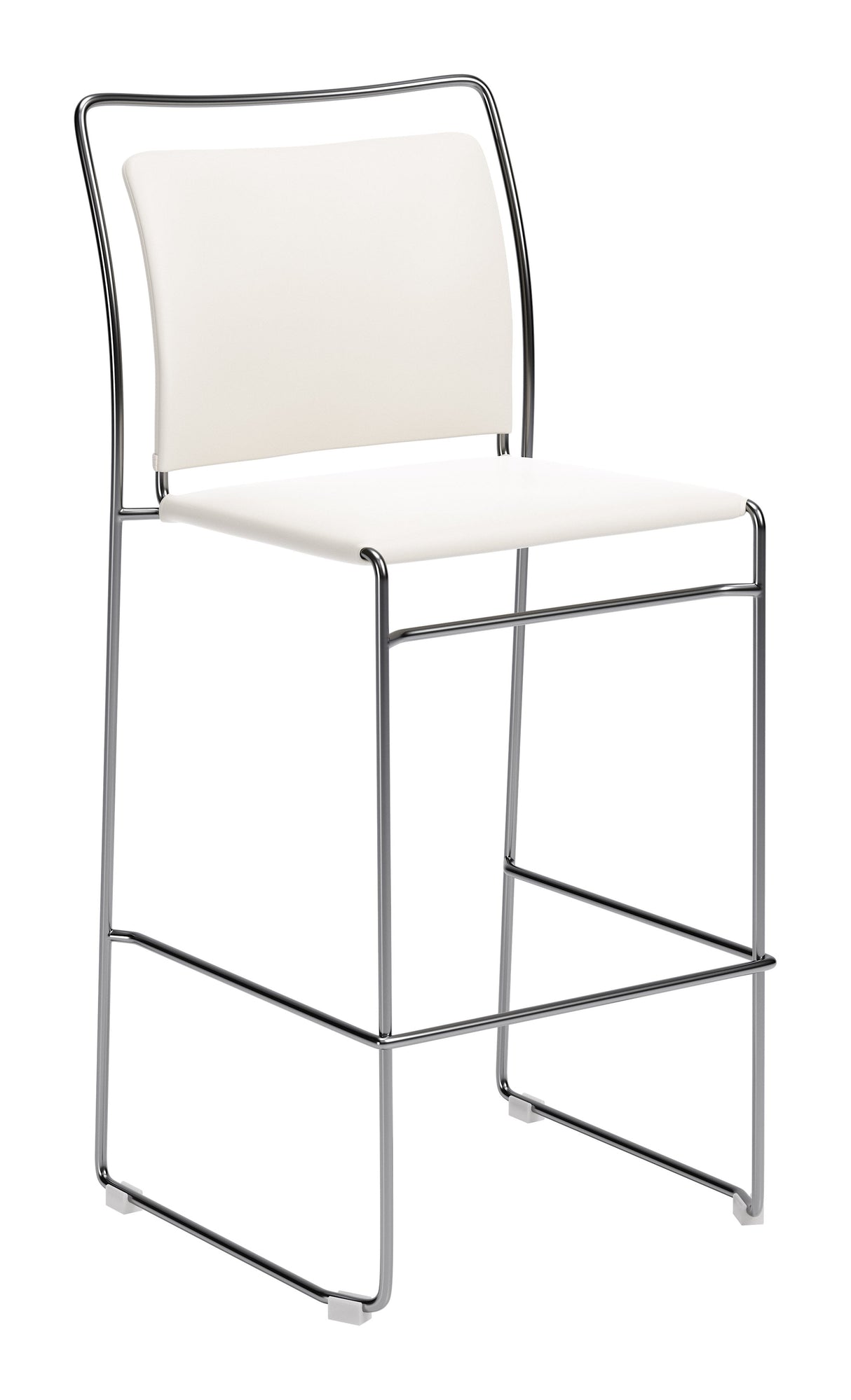 Verbena Cream Barstool (Set of 2) by Zuomod at Eve Furniture
