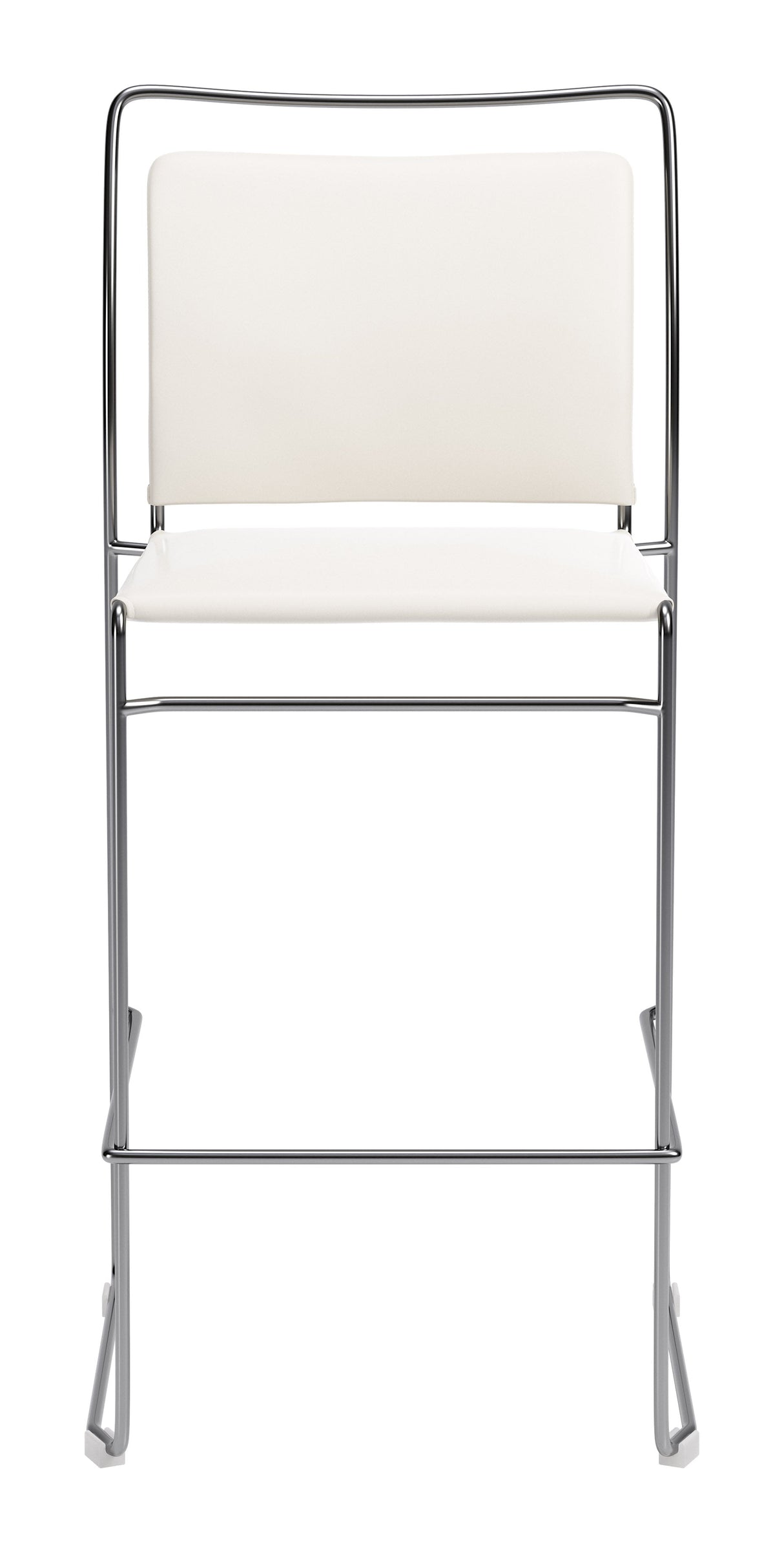 Verbena Cream Barstool (Set of 2) by Zuomod at Eve Furniture