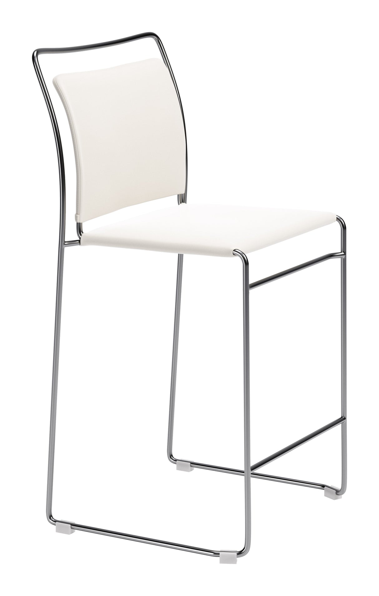 Verbena Cream Counter Stool (Set of 2) by Zuomod at Eve Furniture