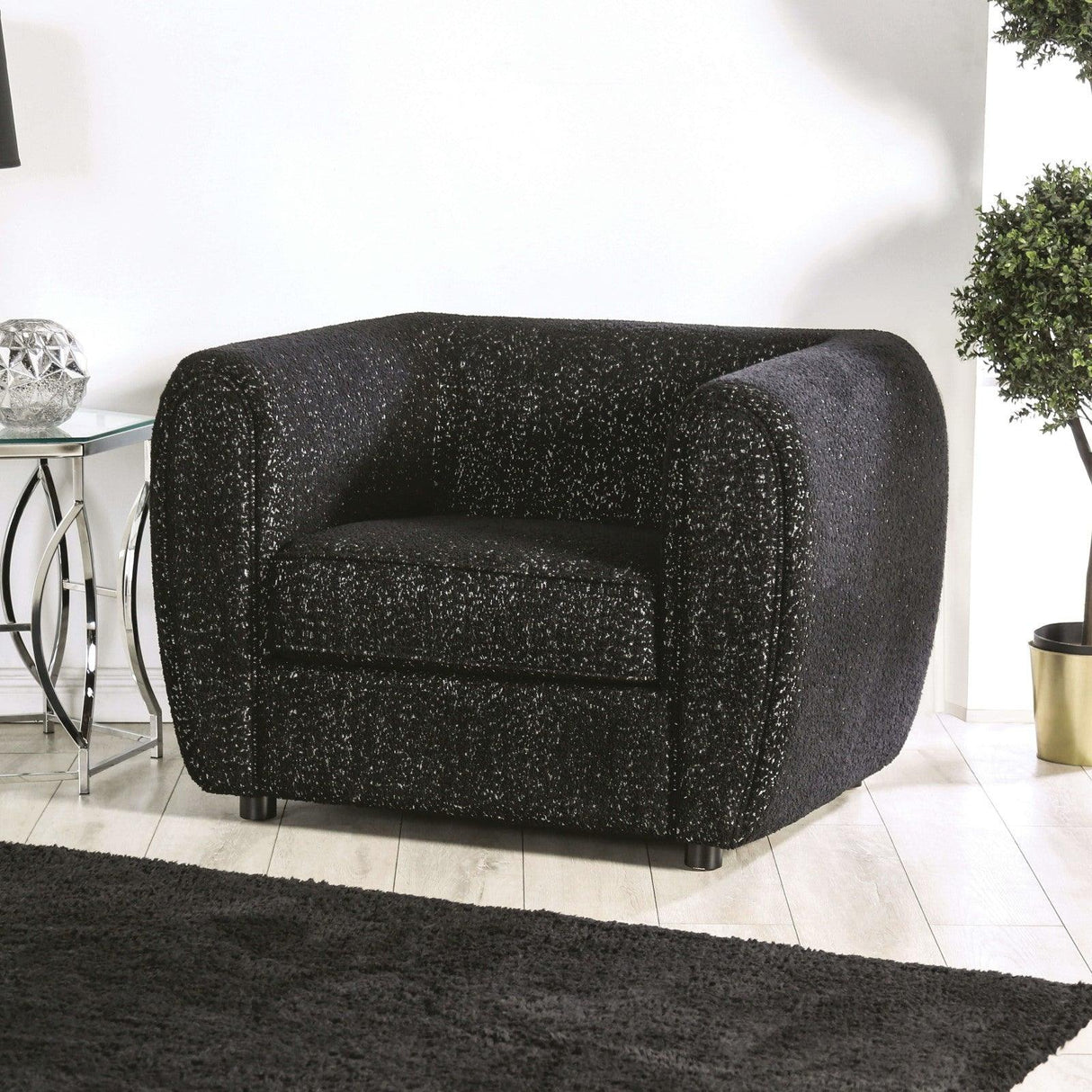 Verdal Black Chair by Furniture of America at Eve Furniture