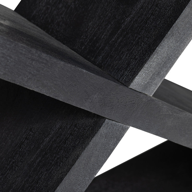 Veritas Black Console Table by Crestview at Eve Furniture