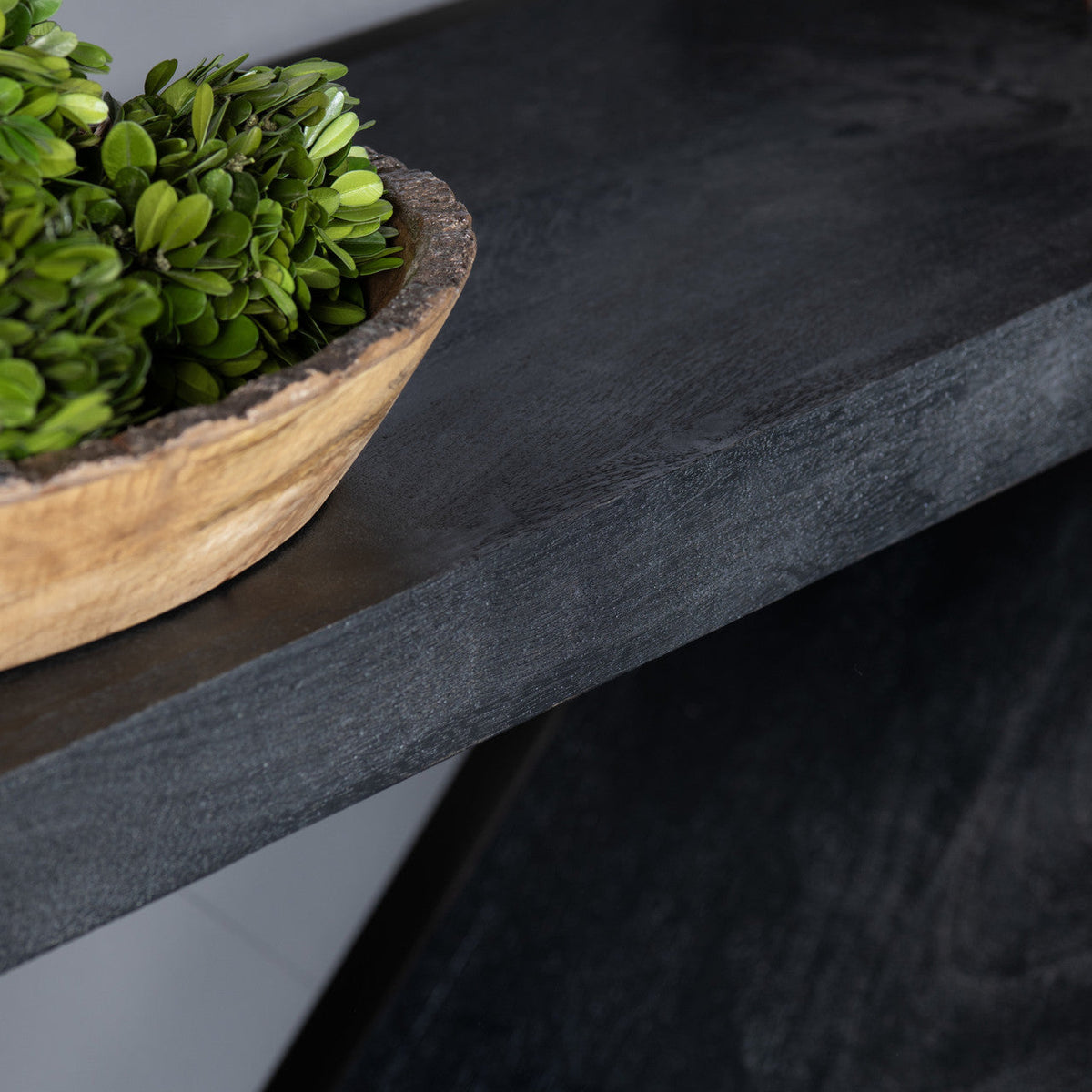 Veritas Black Console Table by Crestview at Eve Furniture