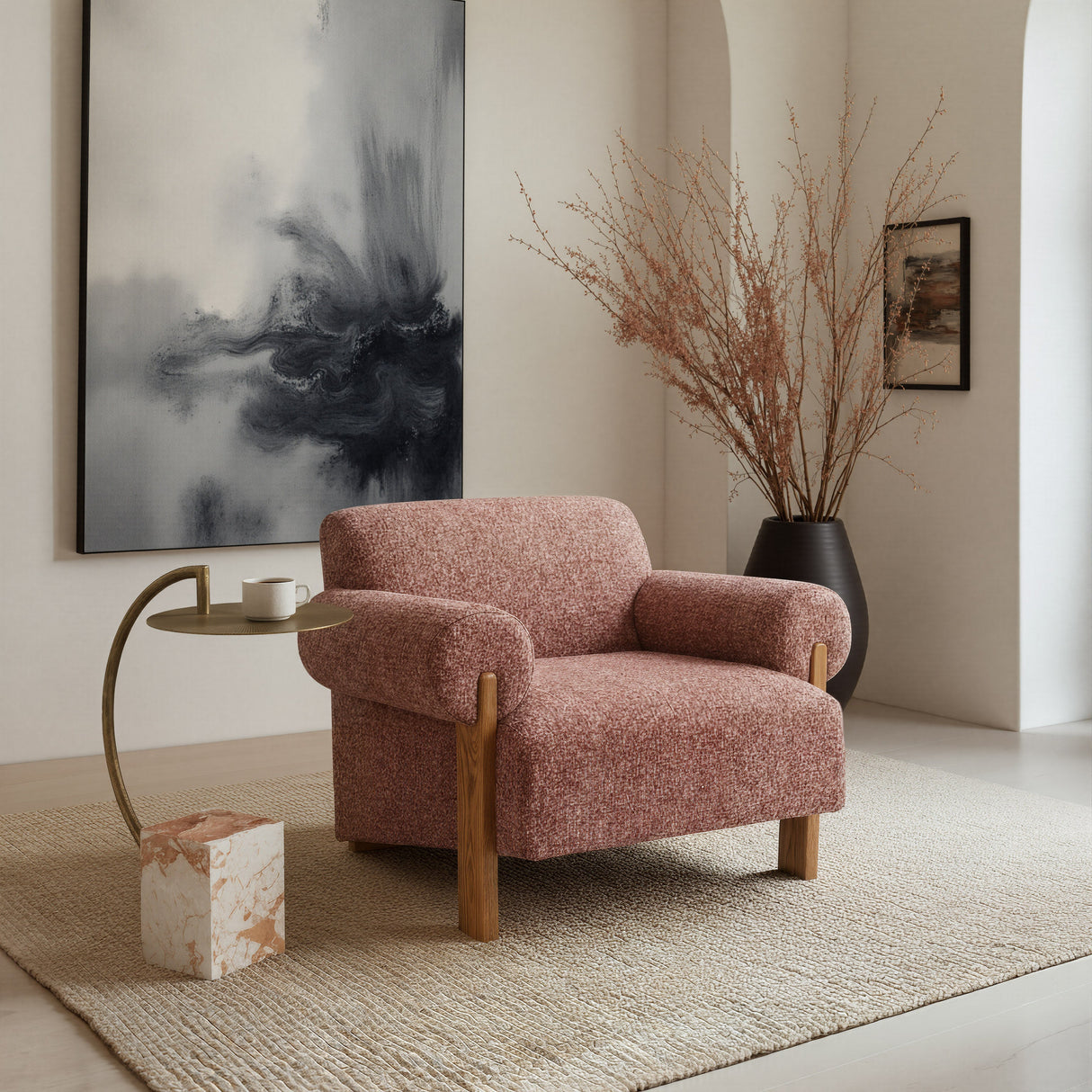Verity Copper Accent Chair by Zuomod at Eve Furniture