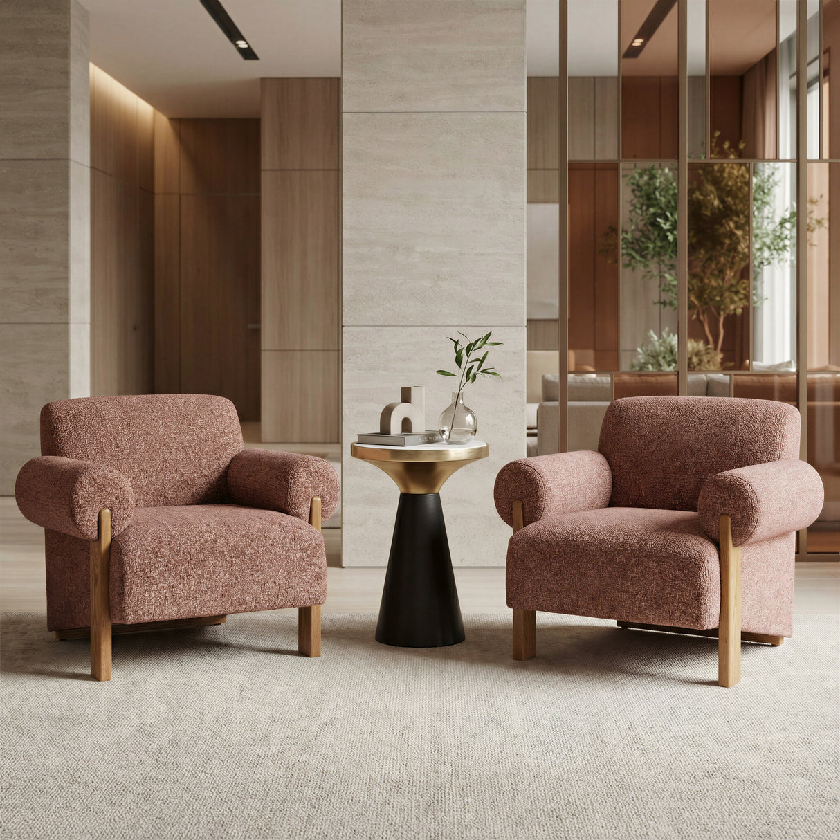 Verity Copper Accent Chair by Zuomod at Eve Furniture