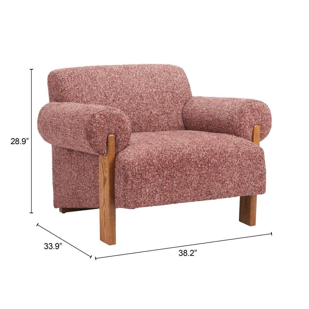 Verity Copper Accent Chair by Zuomod at Eve Furniture