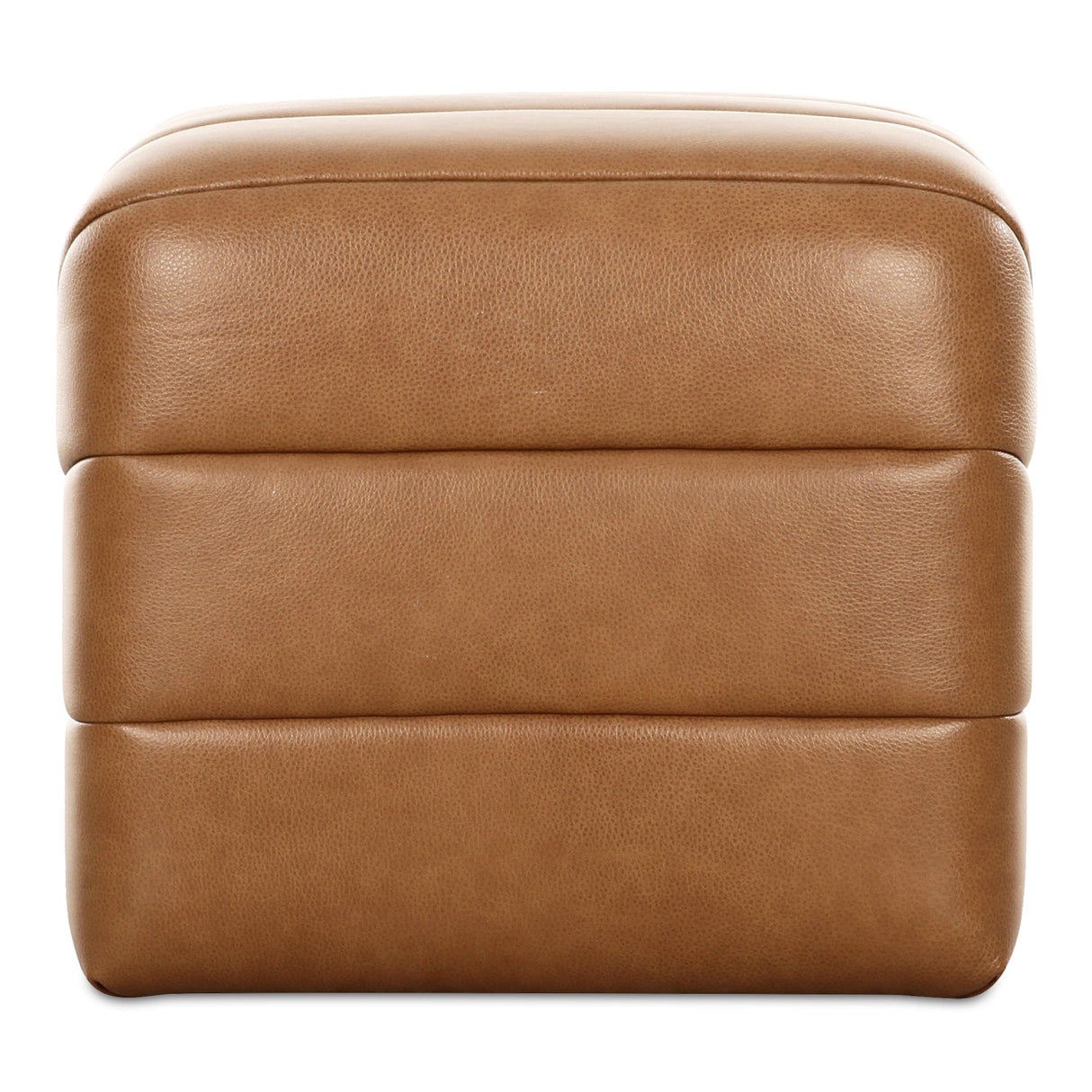 Verity Tan Leather Stool by MOES at Eve Furniture