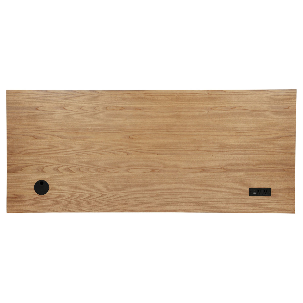 Vermes Light Ash 66-inch 7-drawer Computer Desk with Power Outlet by Coaster at Eve Furniture