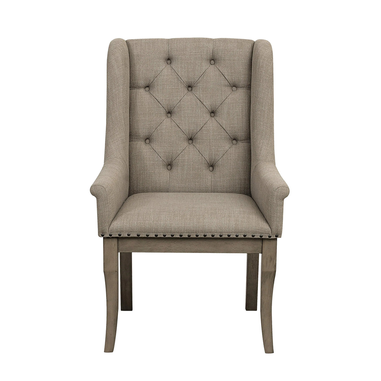 Vermillion Subtle Bisque Arm Chair, Set of 2 by Homelegance at Eve Furniture