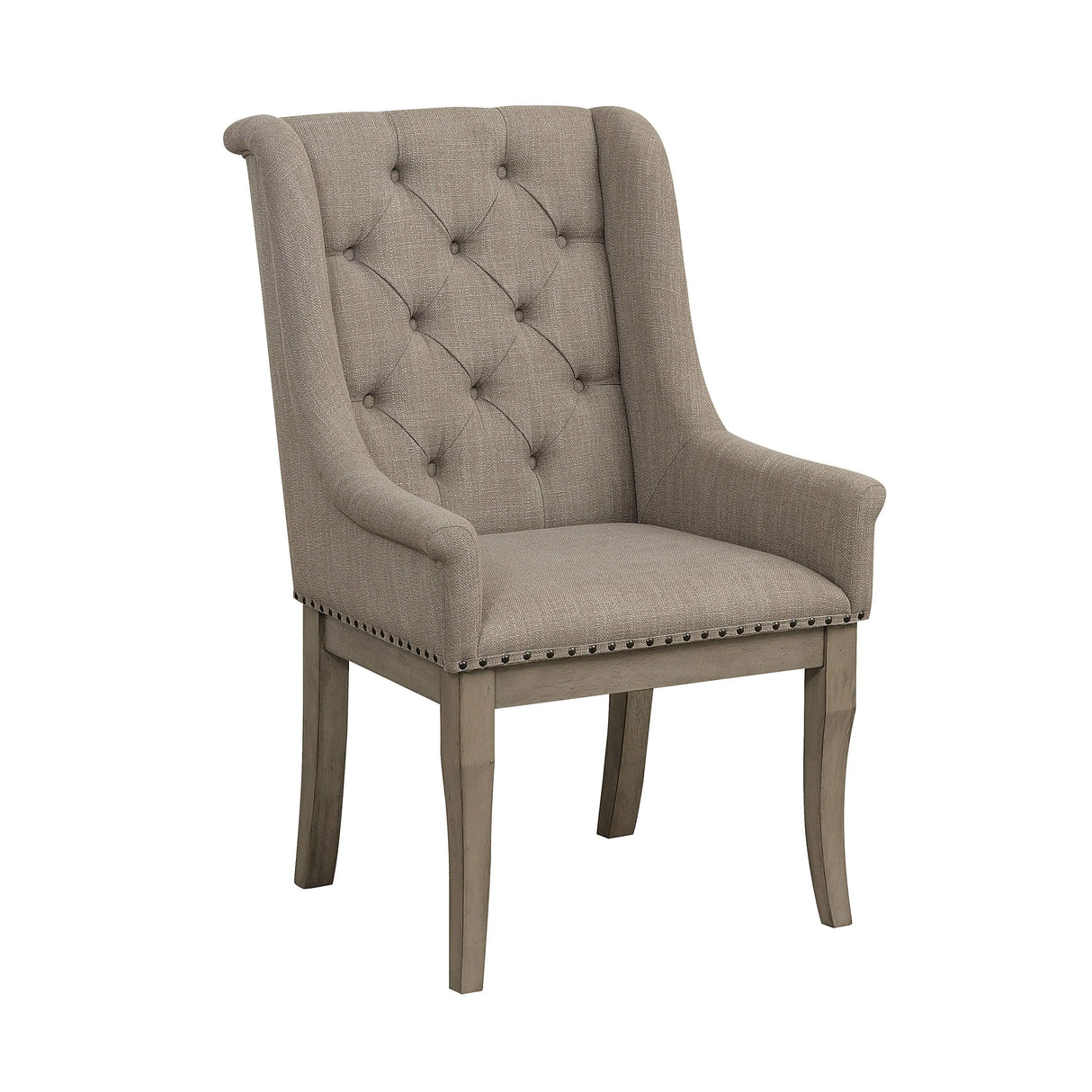 Vermillion Subtle Bisque Arm Chair, Set of 2 by Homelegance at Eve Furniture