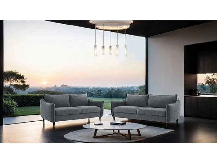 Vermon Gray Sofa & Loveseat by Furniture of America at Eve Furniture