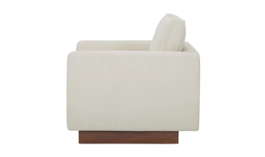 Vernon Accent Chair White by Moe's Home at Eve Furniture