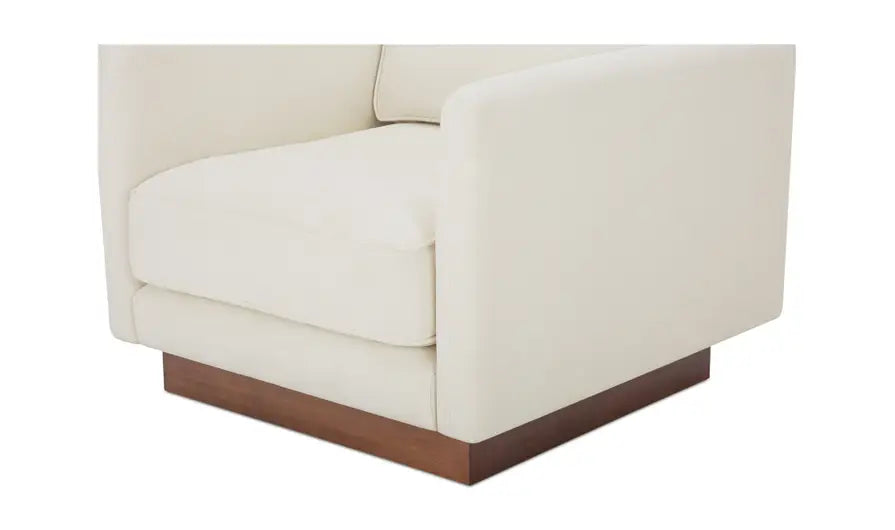 Vernon Accent Chair White by Moe's Home at Eve Furniture