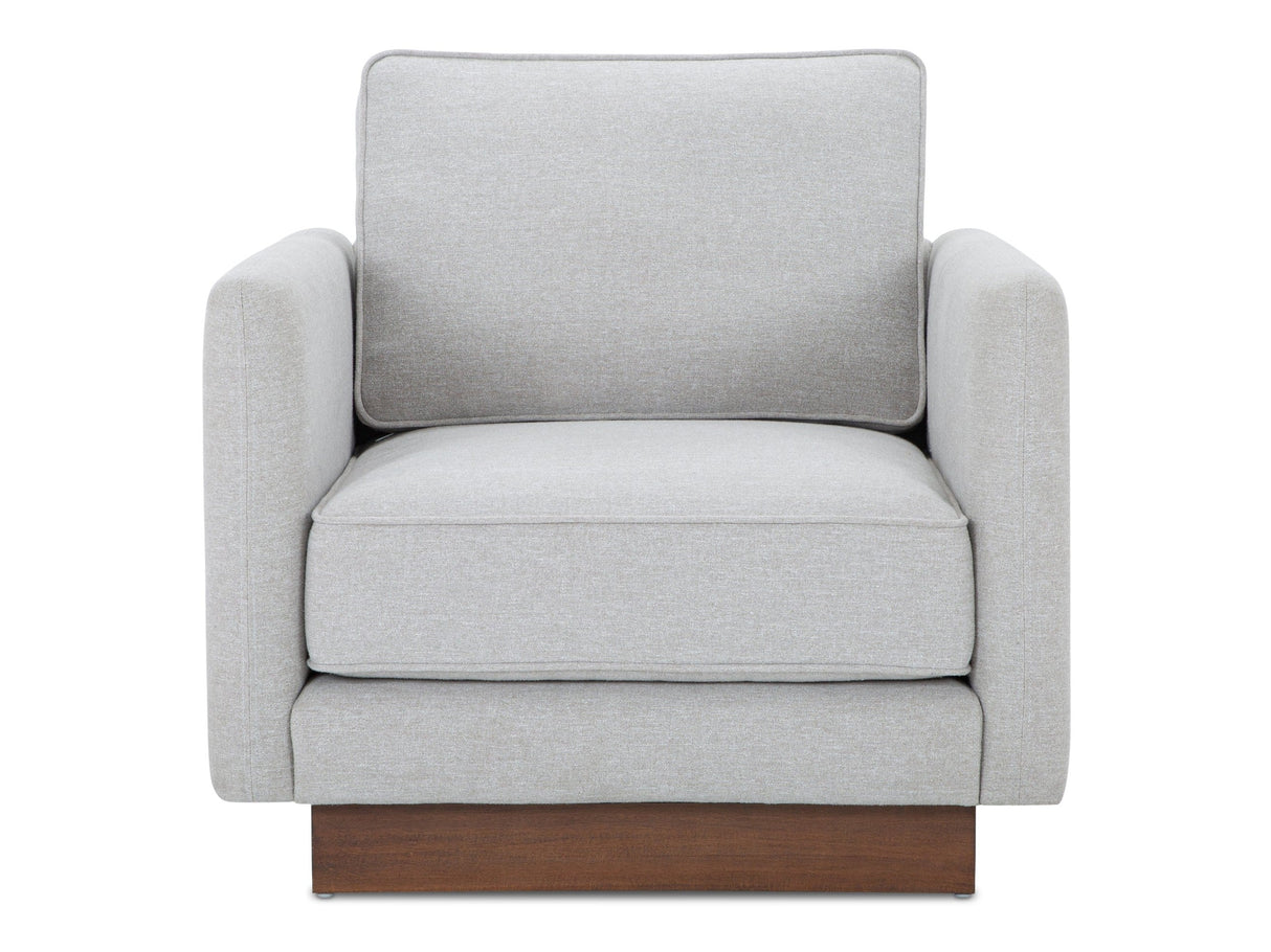 Vernon Grey Accent Chair by MOES at Eve Furniture