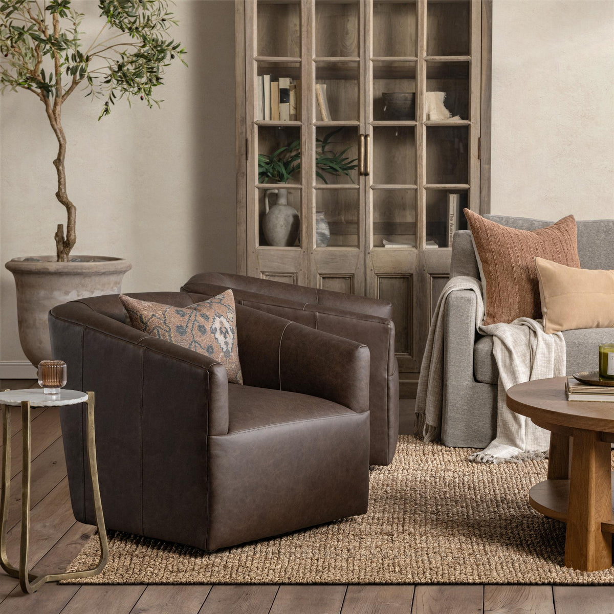 Vernon Swivel Chair by Classic Home at Eve Furniture