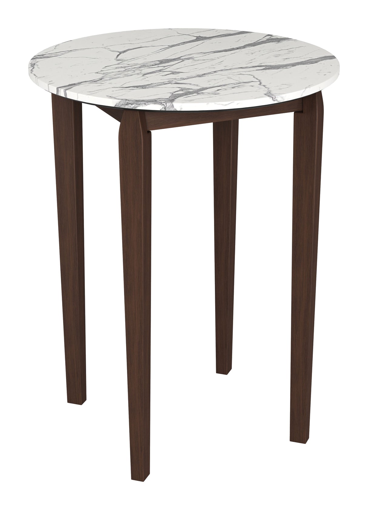 Vernon White Bar Table by Zuomod at Eve Furniture