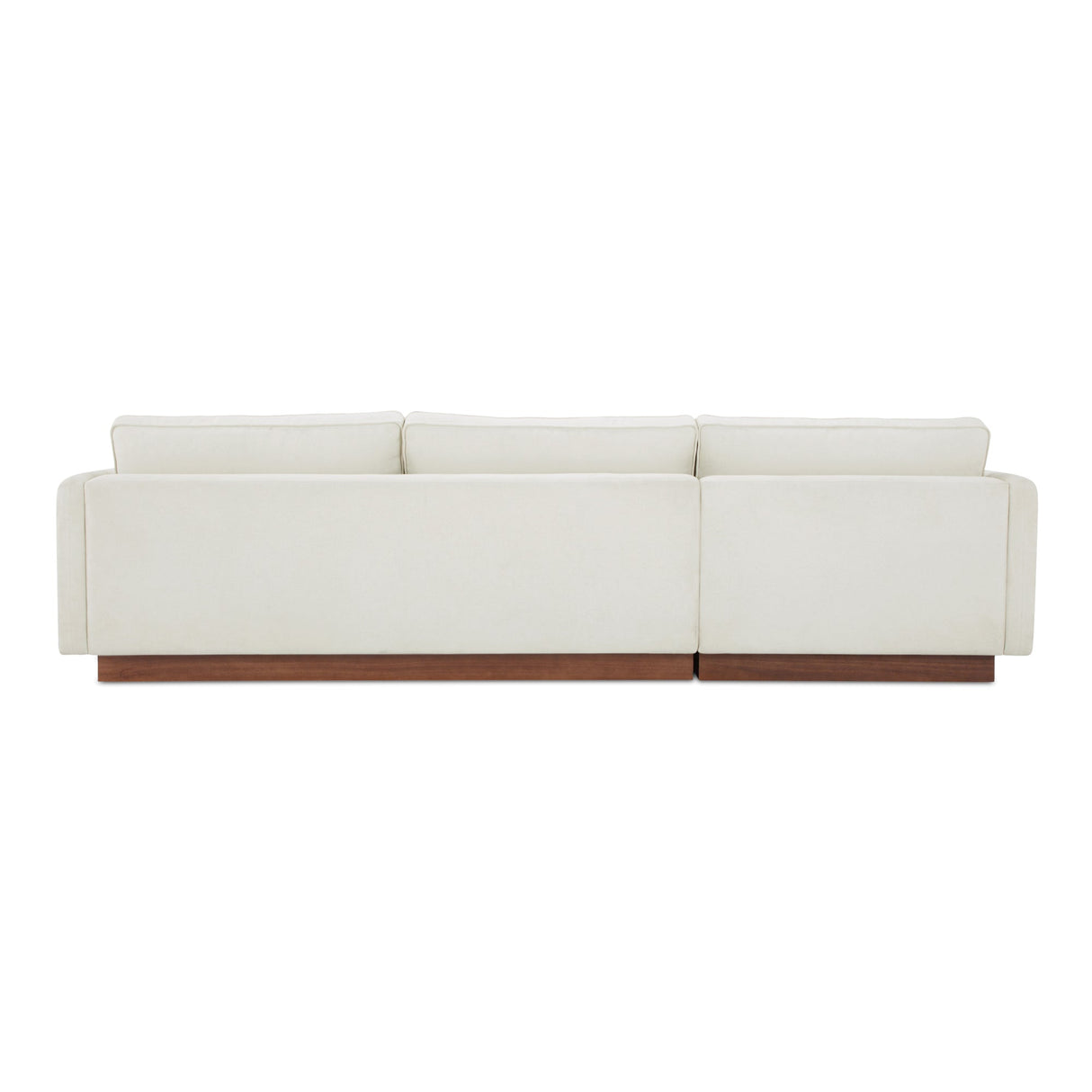 Vernon White Left Sectional by Moe's Home at Eve Furniture