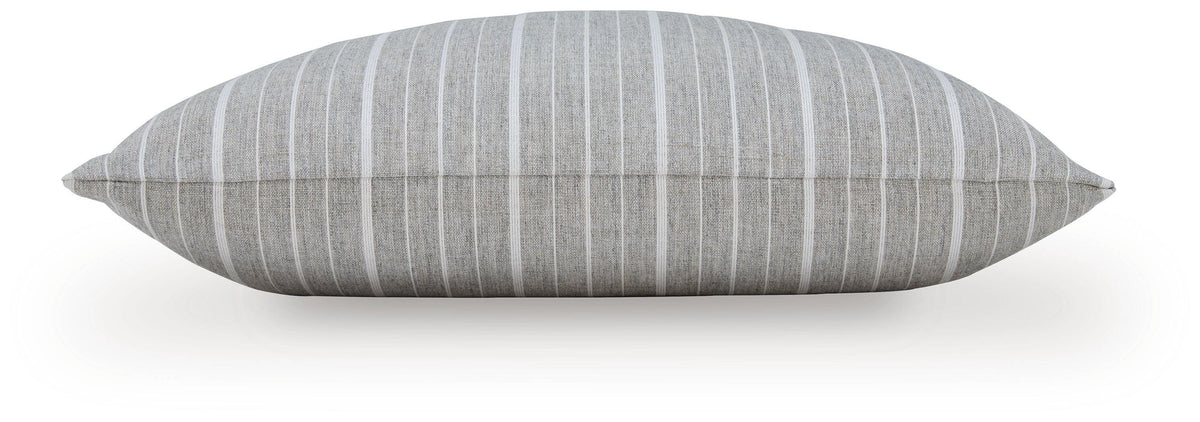 Vernthrone Gray/White Pillow, Set of 4 by Ashley at Eve Furniture