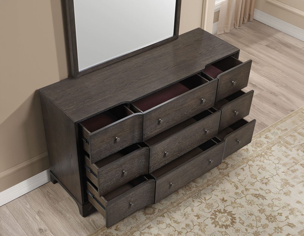 Verona Brown King 4-Piece Bedroom Set