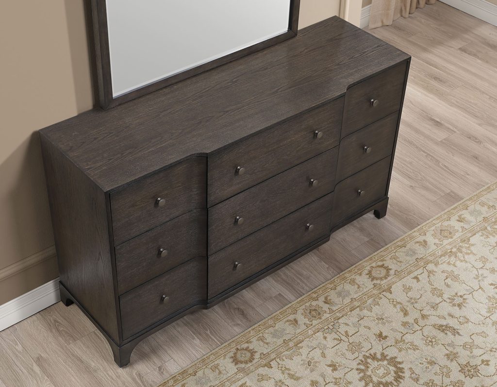 Verona Brown King 4-Piece Bedroom Set