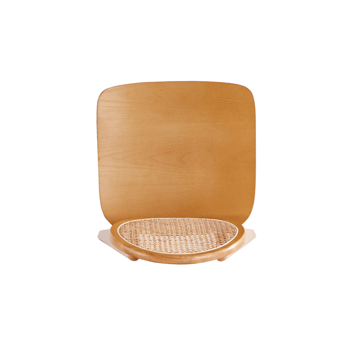 Versailles Round Dining Chair in Nature Cane (set of 2) by Manhattan Comfort at Eve Furniture