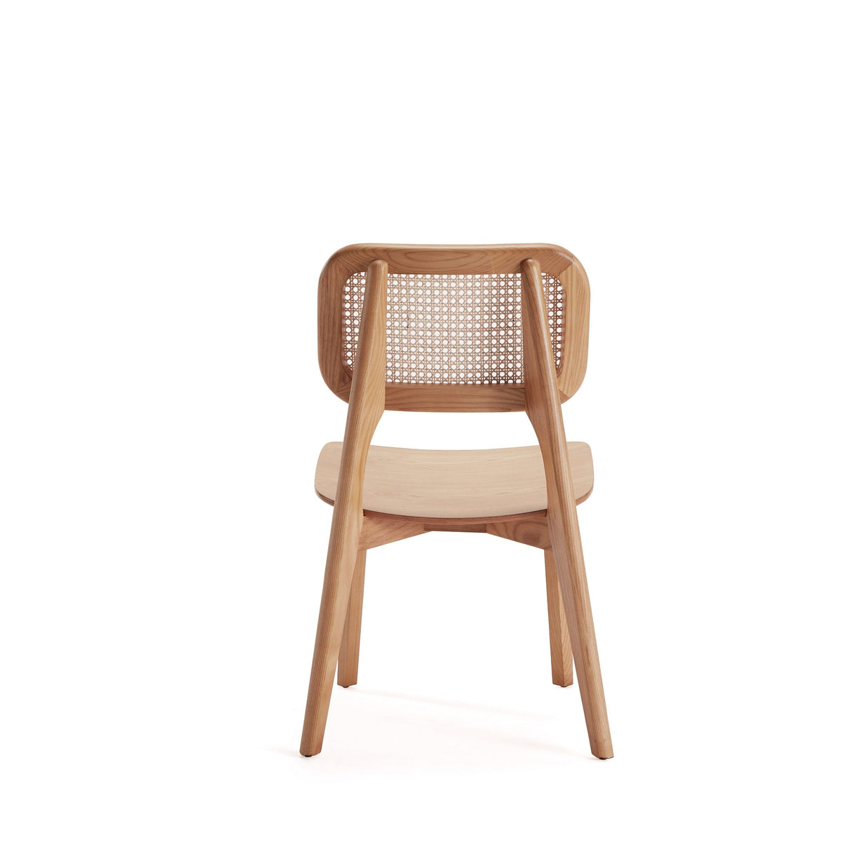 Versailles Square Dining Chair in Nature Cane (set of 2) by Manhattan Comfort at Eve Furniture