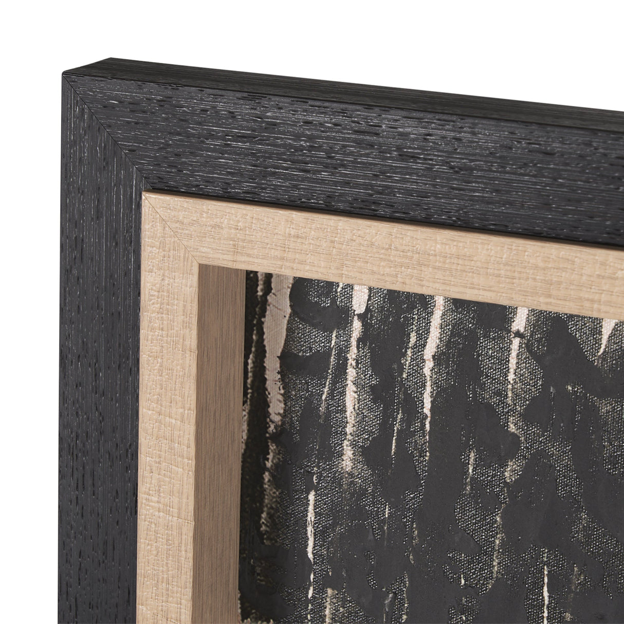 Vertical Horizons by Mercana Studio a Hand Embellished Textured Framed Art Print by Mercana at Eve Furniture