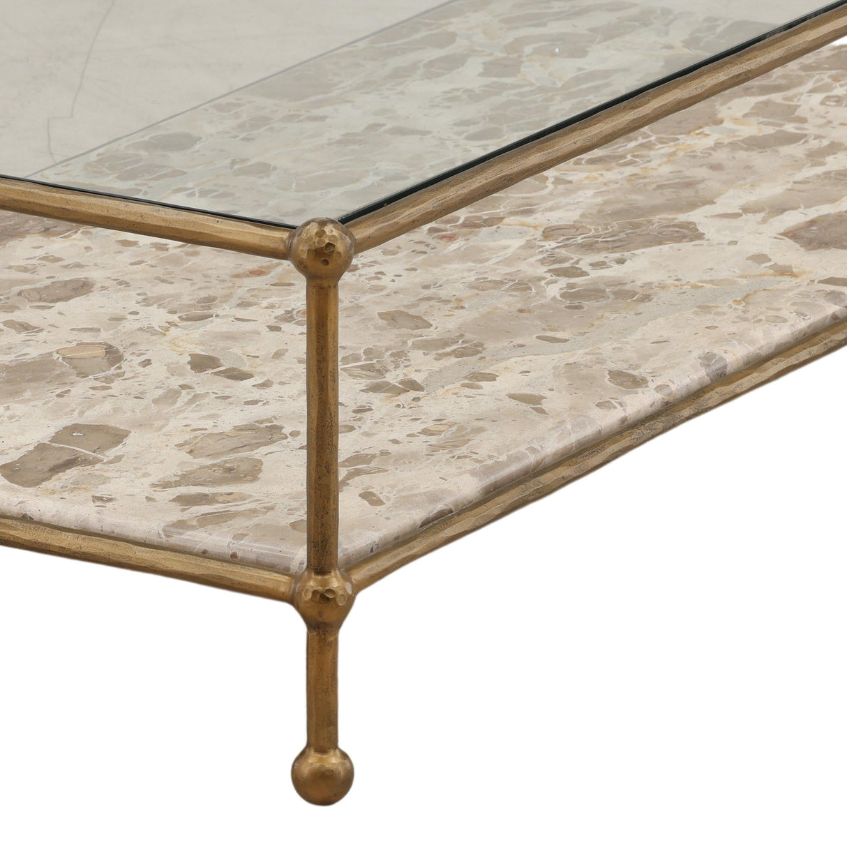 Verto Coffee Table, Beige by Dovetail at Eve Furniture