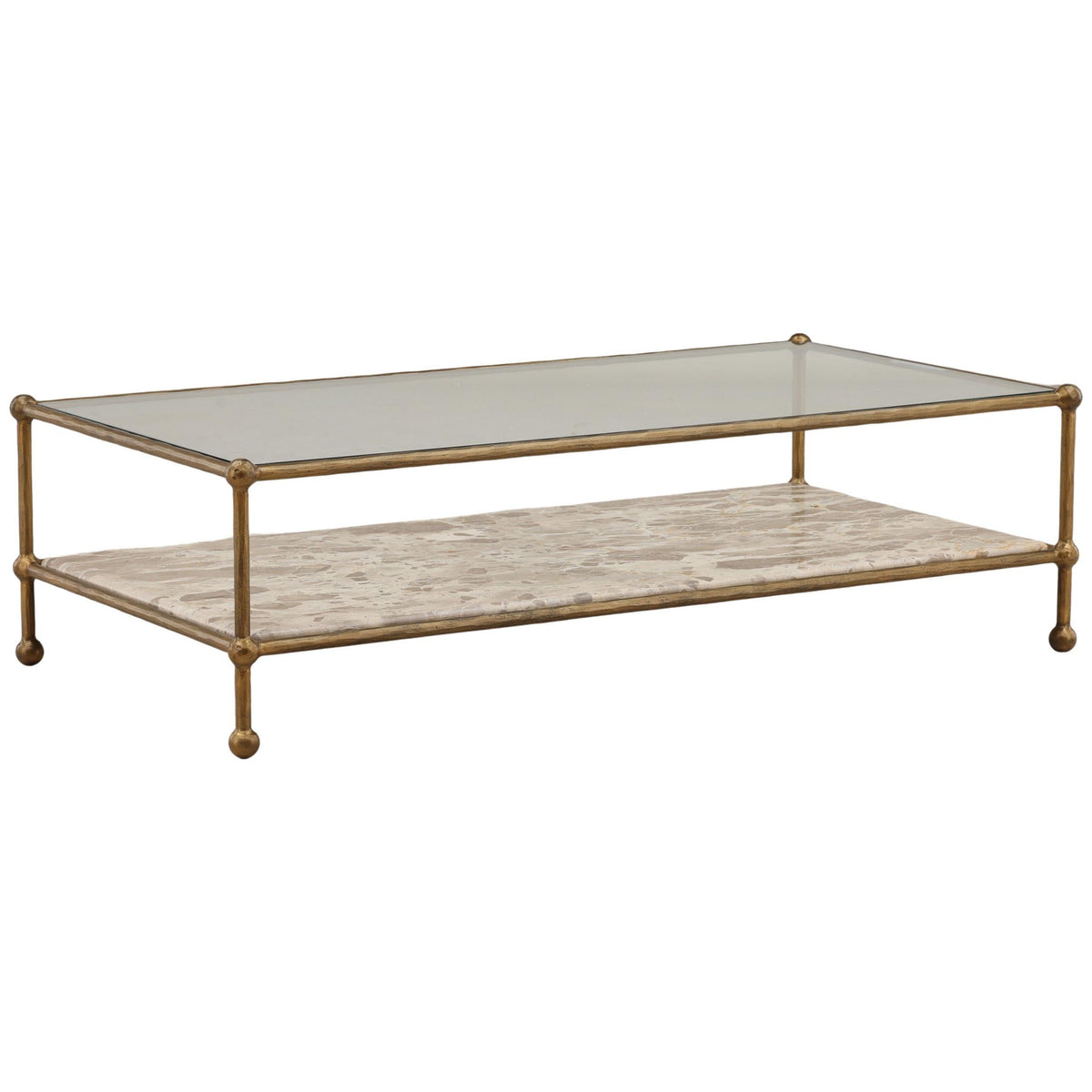 Verto Coffee Table, Beige by Dovetail at Eve Furniture
