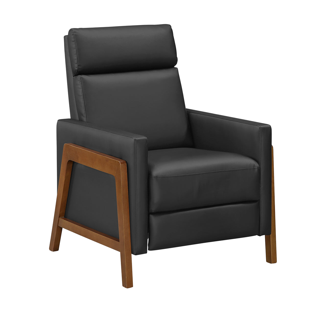 Verve Black Push Back Reclining Chair by Homelegance at Eve Furniture
