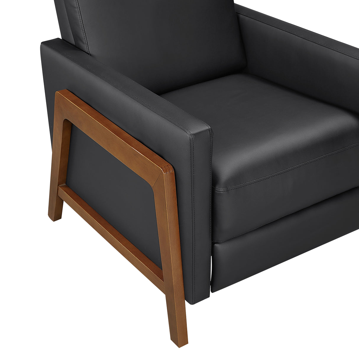 Verve Black Push Back Reclining Chair by Homelegance at Eve Furniture