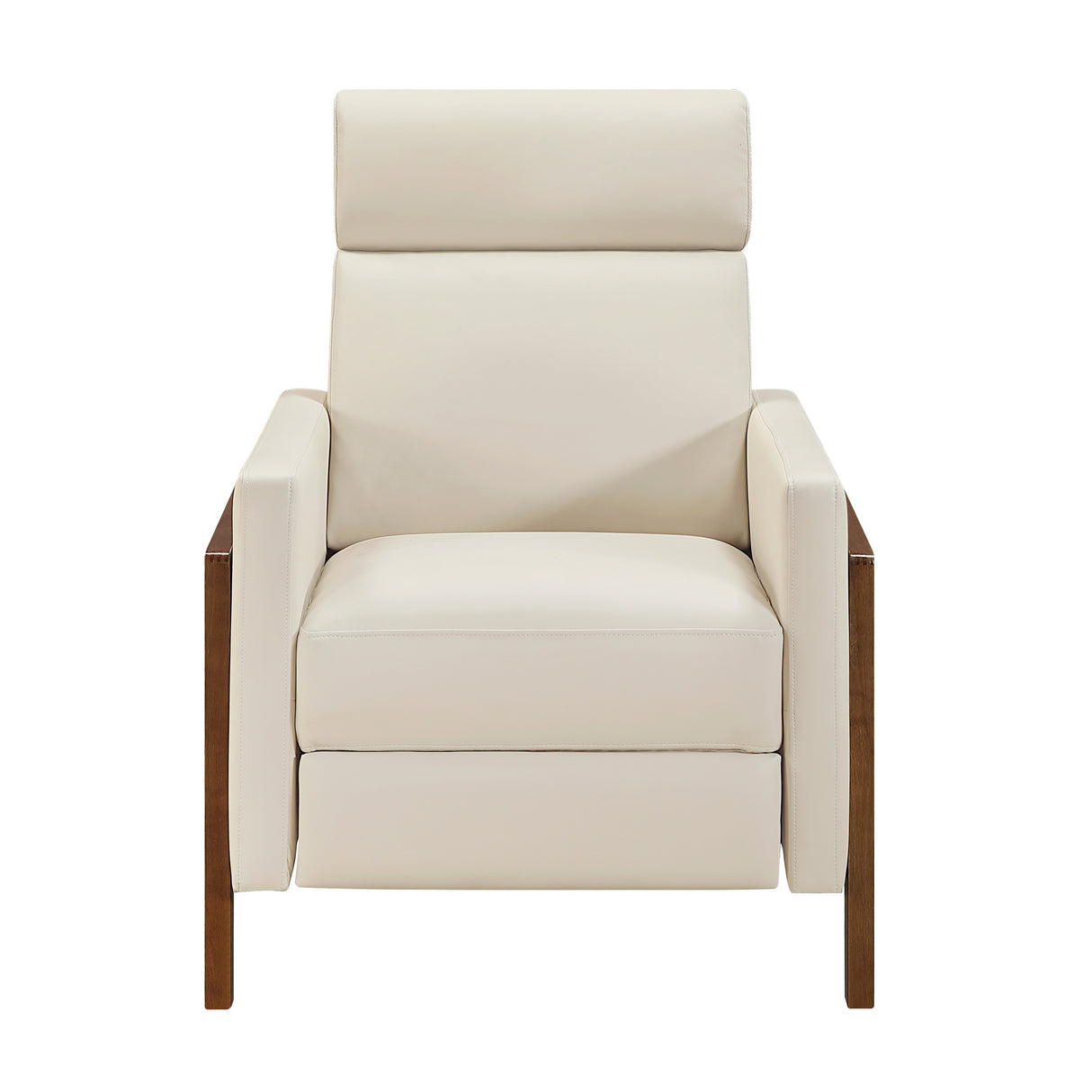 Verve Light Beige Push Back Reclining Chair by Homelegance at Eve Furniture