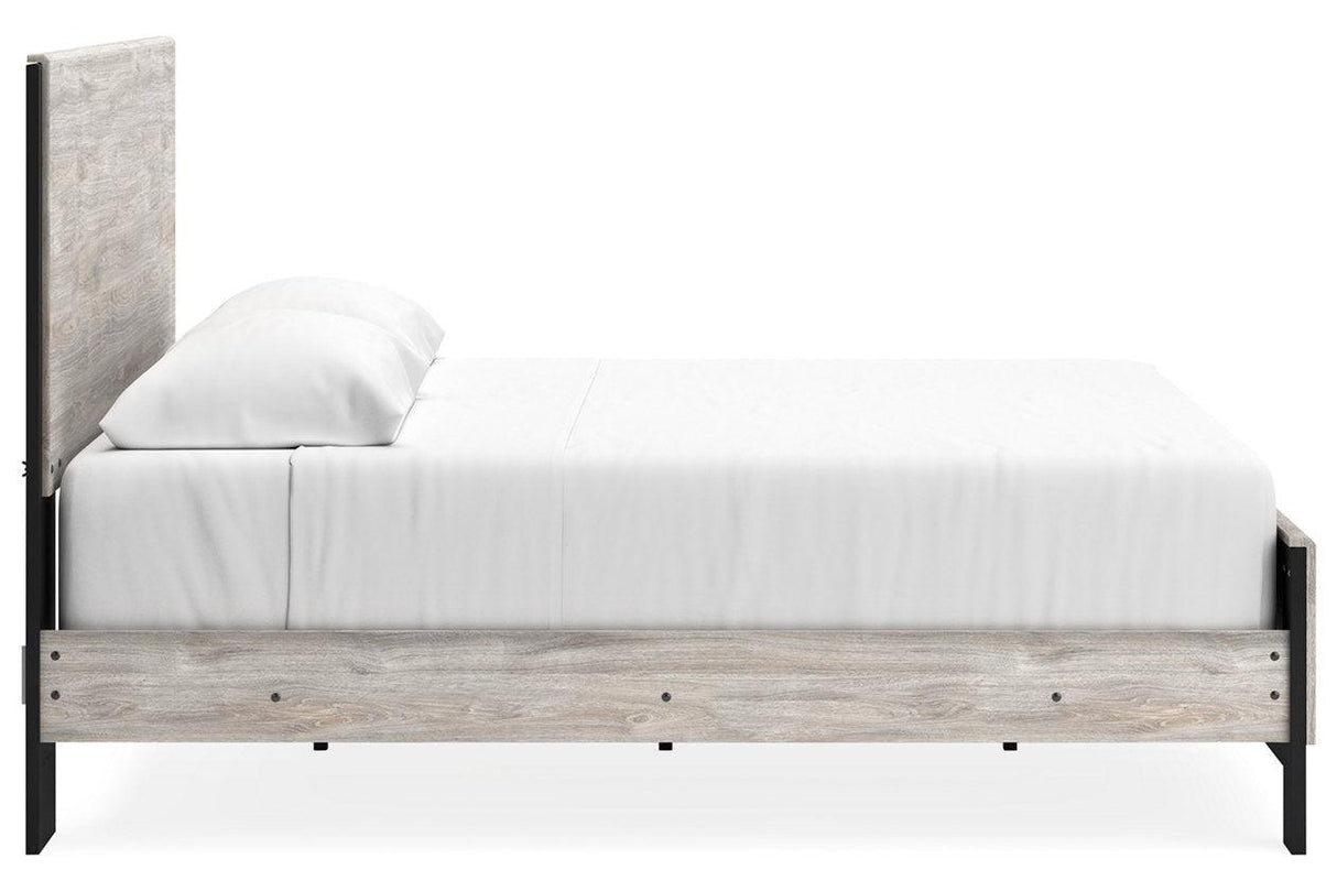 Vessalli Gray King Panel Bed by Ashley at Eve Furniture
