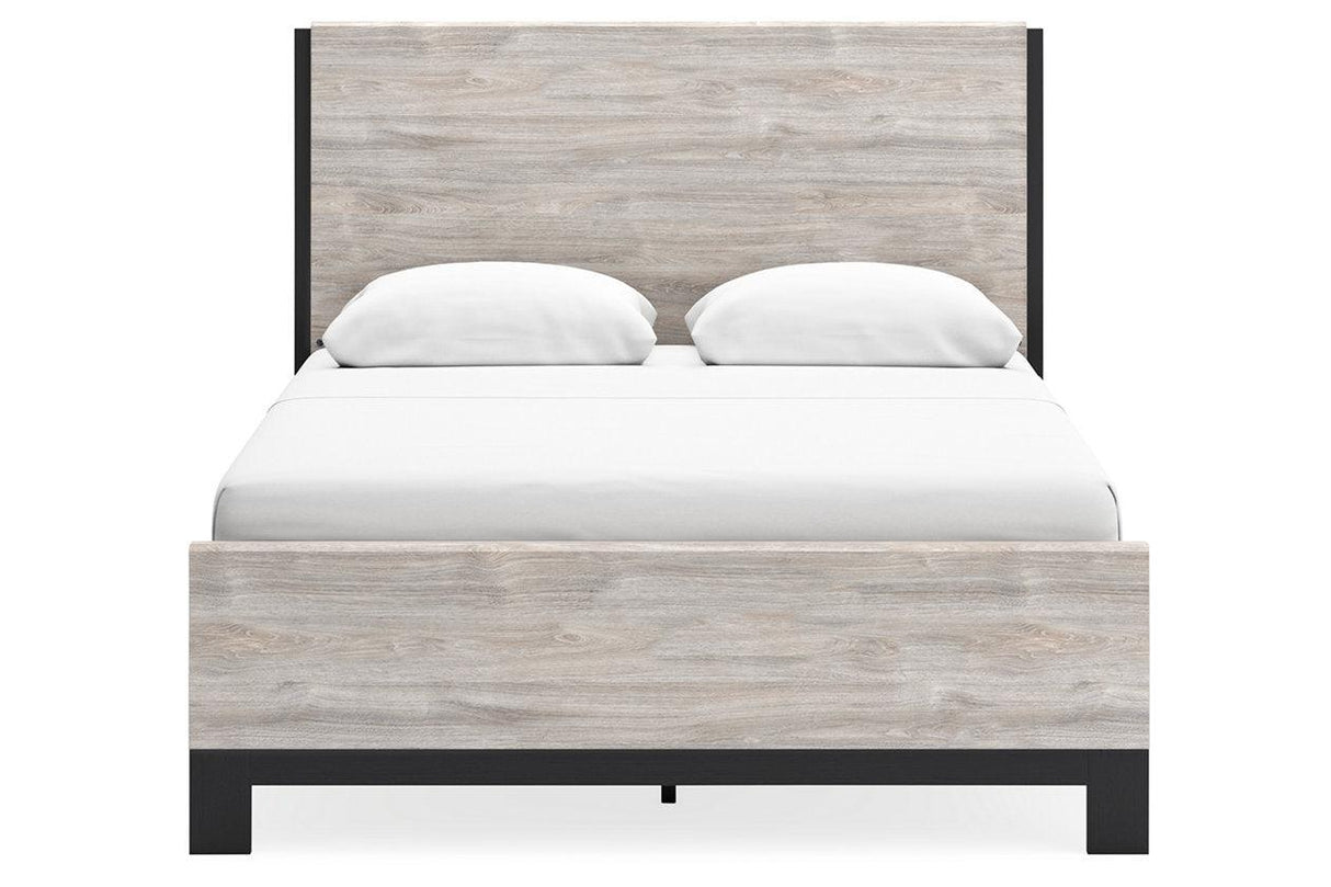 Vessalli Gray Queen Panel Bed by Ashley at Eve Furniture