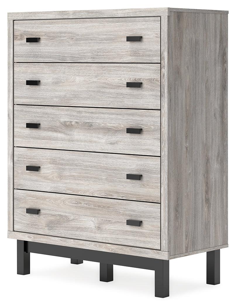 Vessalli Two-tone Chest of Drawers by Ashley at Eve Furniture