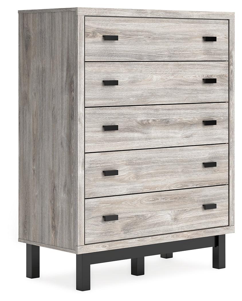 Vessalli Two-tone Chest of Drawers by Ashley at Eve Furniture